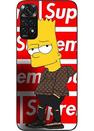Оригинальный чехол для xiaomi redmi note 11 / note 11s с картинкой барт симпсон