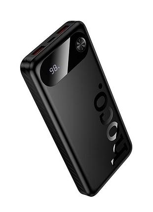 Повербанк с быстрой зарядкой hoco j154 power bank 10000 mah 22.5w + pd 20w черный