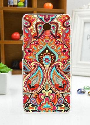Оригинальный бампер для lenovo vibe p1 с картинкой узор