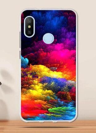 Бампер tpu чехол з картинкою для xiaomi mi a2 / mi 6x казкове небо