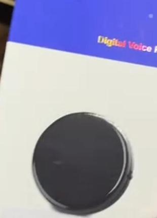 Диктофон digital voice recorder новый компактный круглый