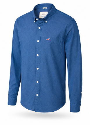 Hollister рубашка мужская original l сток k58-54