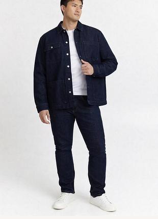 Джинсова куртка casual friday ✌️xl/xxl (52/54) мужская джинсовая куртка