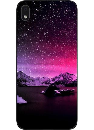 Силиконовый чехол бампер для samsung galaxy a01 core a013f с картинкой звезды