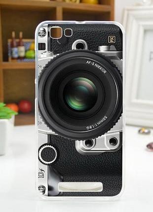 Оригинальный бампер для zte blade a610 с картинкой фотоаппарат