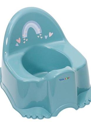 Горшок me-010-165 "eco: meteo" бирюзовый tega