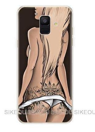 Чехол накладка с картинкой для samsung a600f galaxy a6-2018 бикини