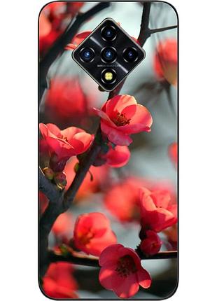 Чохол силіконовий для infinix zero 8 з картинкою сакура