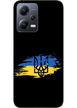 Силиконовый чехол для xiaomi redmi note 12 5g с картинкой герб