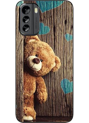 Бампер силиконовый чехол epik для nokia g60 с картинкой мишка