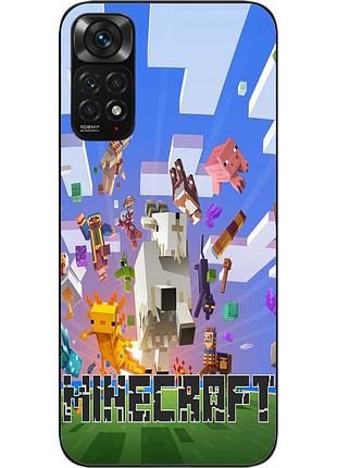 Оригинальный чехол для xiaomi redmi note 11 / note 11s с картинкой майнкрафт