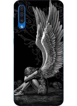 Силіконовий чохол для samsung galaxy a50 2019 a505f з картинкою ангел