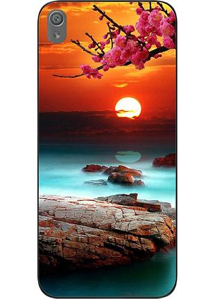Силиконовый чехол для sony xperia xa с картинкой красивый закат