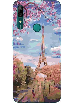 Бампер силіконовий чохол для huawei p smart z з картинкою париж