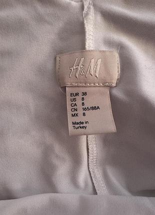 Плаття біле ажурне h&m 3