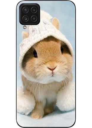 Силиконовый чехол бампер для samsung a22 galaxy a225f с картинкой зайка