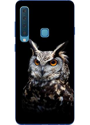 Силиконовый чехол для samsung galaxy a9 2018 с картинкой филин