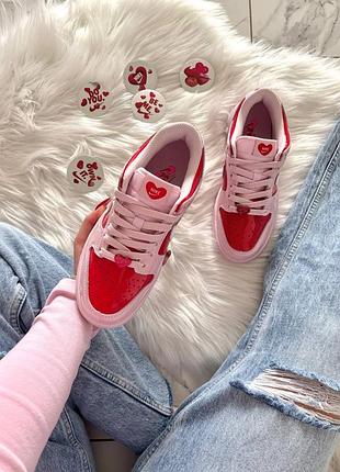 Кроссовки nike sb dunk valentine's day 2