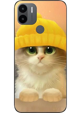 Силиконовый чехол для xiaomi redmi a1 plus с картинкой кот
