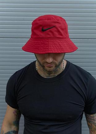 Панама бавовняна базова nike червона #