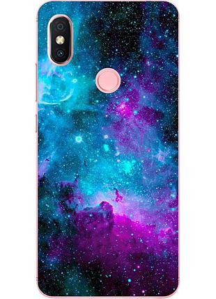 Чохол силіконовий для xiaomi redmi s2 з картинкою космос