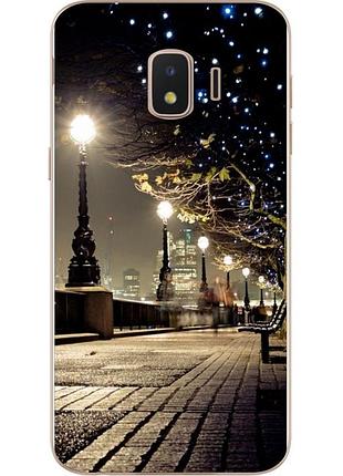 Силіконовий чохол з малюнком для samsung j2 core galaxy 2018 з картинкою вулиця