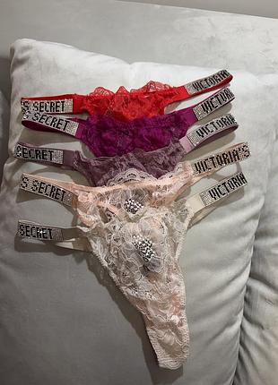 Трусики victoria’s secret мереживл (нові)