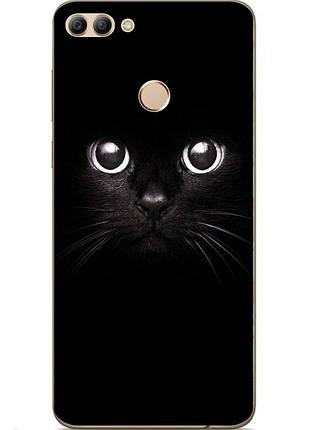 Бампер силіконовий чохол для huawei y9 2018 з картинкою мордочка