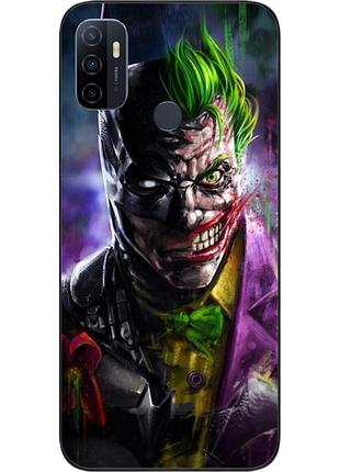 Силіконовий чохол для oppo a53 з картинкою two face