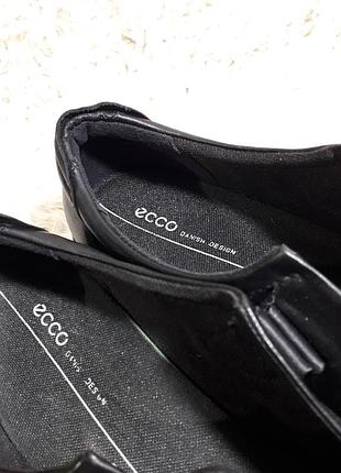 Кожаные кеды ecco, 40 размер 7