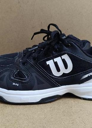 Кросівки wilson unisex kid's rush чорні