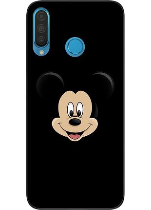 Силиконовый чехол для huawei p30 lite с картинкой микки