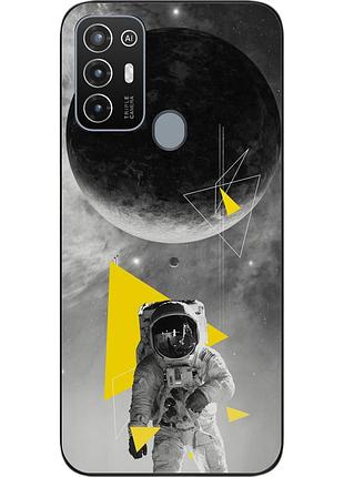 Чохол силіконовий для zte blade a52 з картинкою астронавт