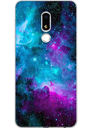 Силиконовый чехол с рисунком для meizu m8 lite космос