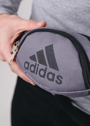 Бананка adidas серая (маленькая) # 6