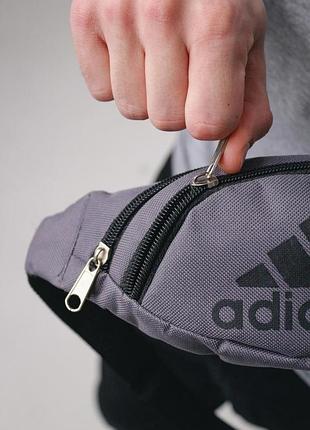 Бананка adidas серая (маленькая) # 7