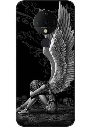 Оригінальний чохол для tecno spark 6 з картинкою ангел