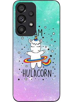 Силиконовый чехол для samsung galaxy a53 5g с картинкой единорог
