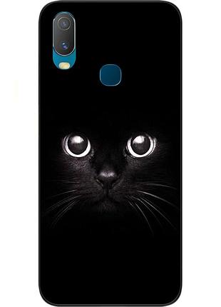 Чохол силіконовий для vivo y11 з картинкою мордочка