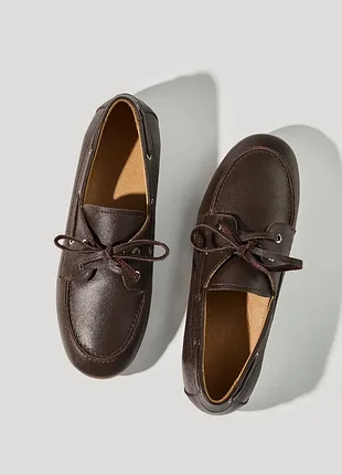 Кожаные топсайдеры aller shoes 40 р