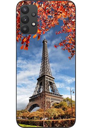 Бампер силіконовий чохол для samsung a32 galaxy a325f з картинкою вежа