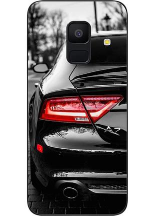 Чехол силиконовый для samsung a6 2018 galaxy a600f с картинкой машина