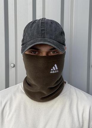 Баф флисовый хаки adidas # 2