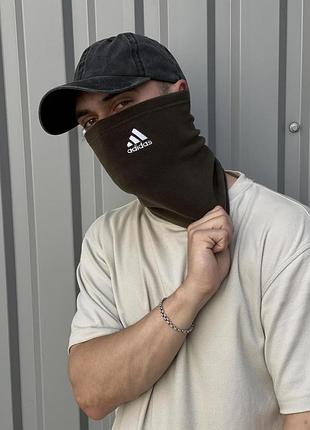 Баф флисовый хаки adidas # 3