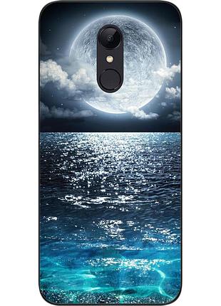 Чехол силиконовый для xiaomi redmi 5 с картинкой луна