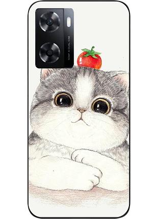 Силіконовий чохол epik для oneplus nord n20 se з картинкою кошеня