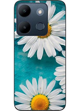 Силиконовый чехол epik для infinix smart 7 с картинкой ромашки