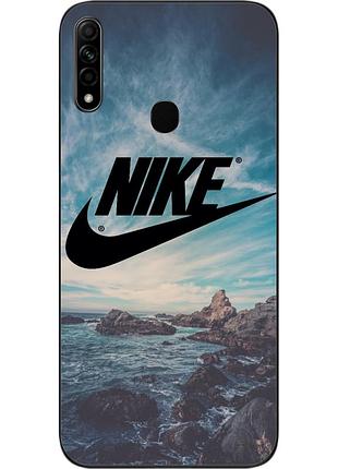 Силиконовый чехол для oppo a31 с картинкой логотип nike
