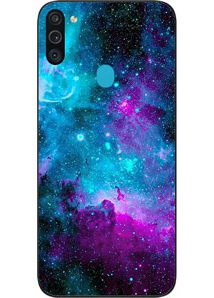 Чехол силиконовый для samsung a11 galaxy a115f с картинкой космос