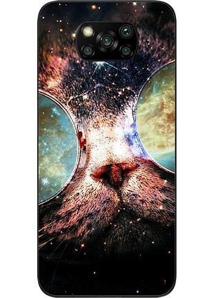 Оригінальний чохол для xiaomi poco x3 з картинкою космокот